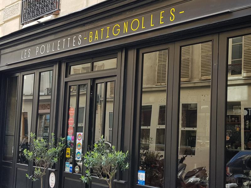 Les Poulettes Batignolles-fachada-del-restaurante