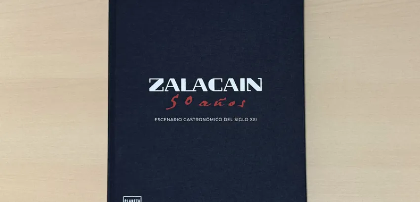 Portada del libro “Zalacaín 50 años, escenario gastronómico del siglo XXI”. (Foto: Rafael Ansón)