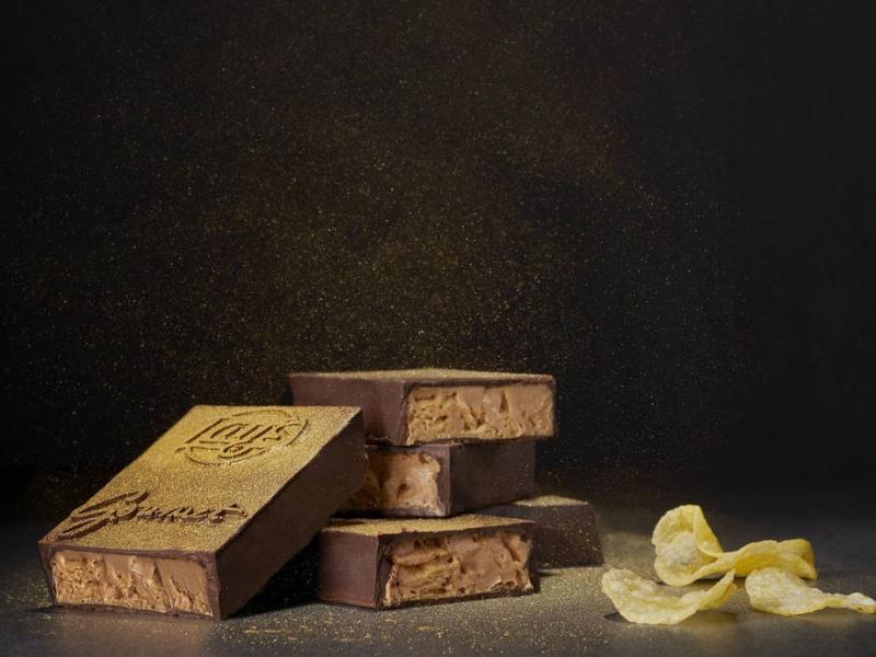 Turrón de patatas fritas