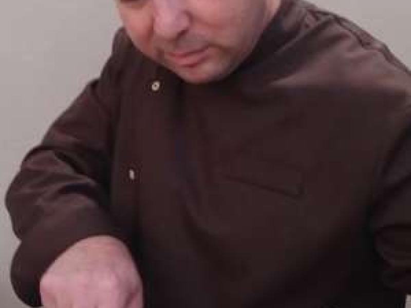 Dije un día, tengo dotes para ser cortador de jamón y lo voy a demostrar