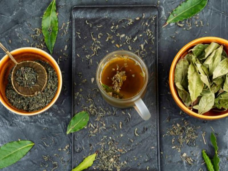 laurel hojas infusión