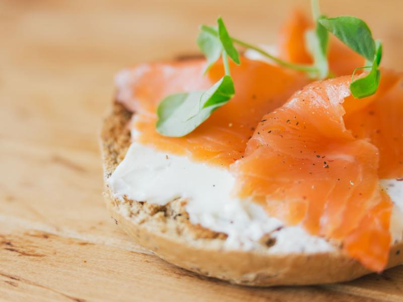 Cheesecake de salmon ahumado-receta