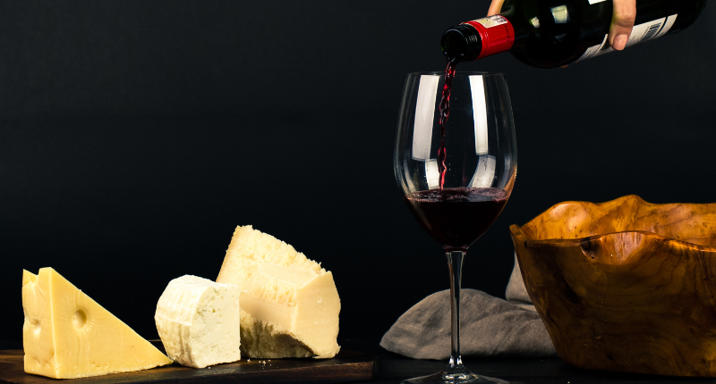 maridaje queso y vino