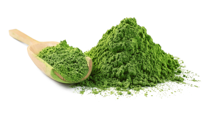 Polvo de té matcha para mocktails y coctelería sin alcohol