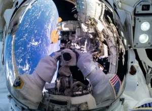 Suni Williams en la Estación Espacial Internacional