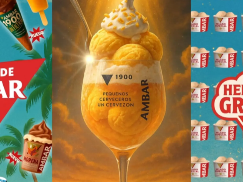 Ambar lanza un helado de cerveza para el verano