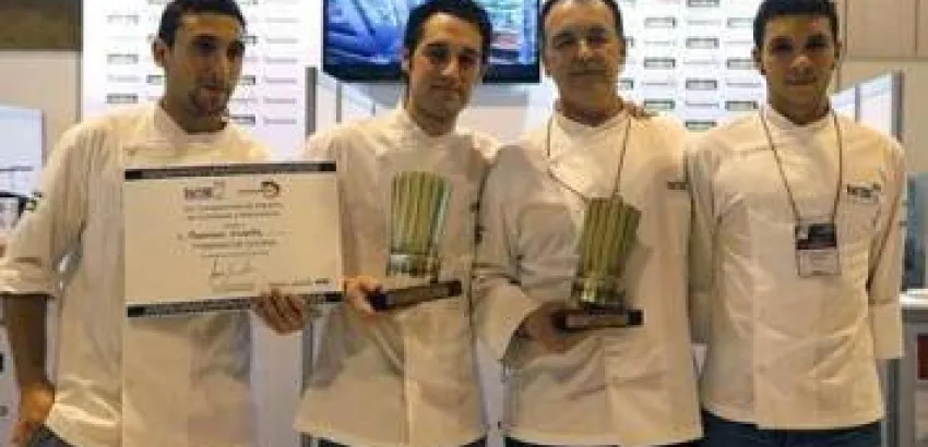 Francisco Vicente y Juan Pablo Retes, mejor cocinero y repostero de España