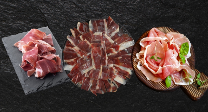 jamón serrano, ibérico y prosciutto iferencias entre jamón serrano, ibérico y prosciutto, tres formas mediterráneas de curar la felicidad