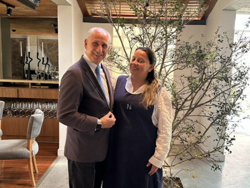 Pía Salazar y José Carlos De Santiago