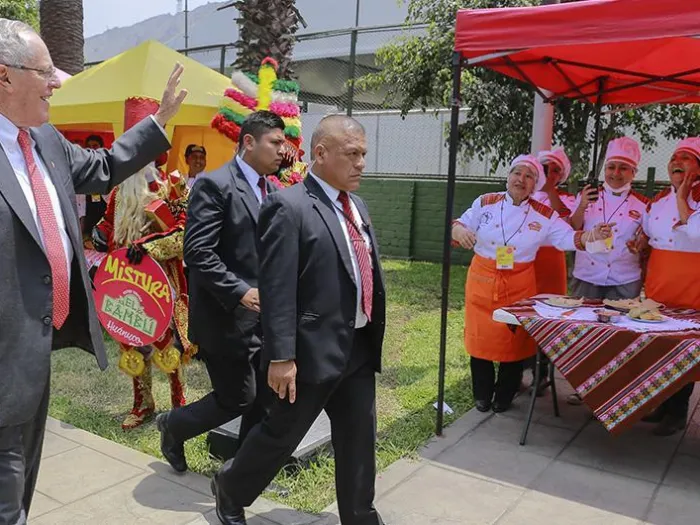 Pedro Pablo Kuczynski, presidente de la República inauguró Mistura 2017 y la catalogó como un emblema de la comida nacional.