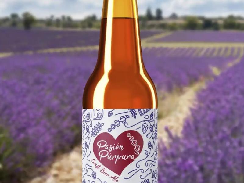 cerveza morada Pasión Púrpura