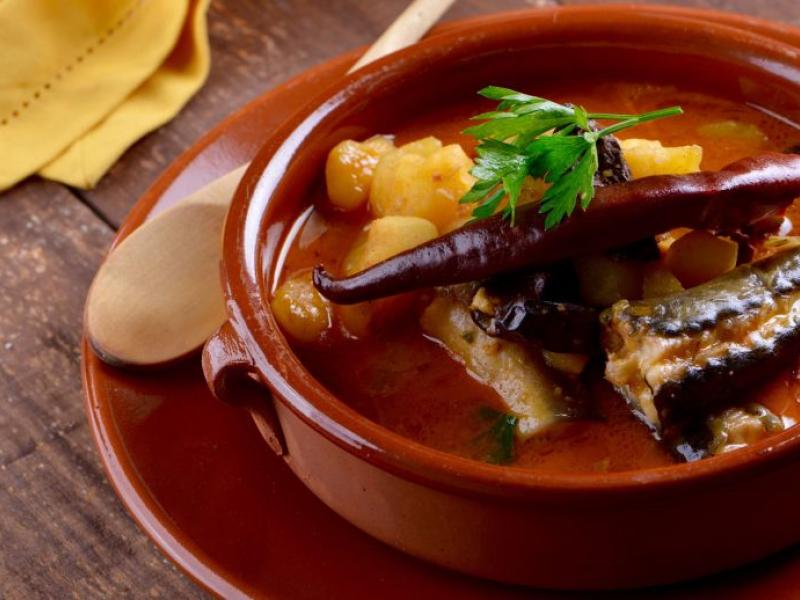Anguilas en salsa curry-receta