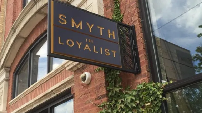Fachada del restaurante Smyth en Chicago, reconocido como el mejor restaurante de Norteamérica 2026 según North America's 50 Best Restaurants.