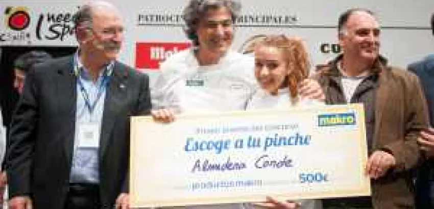 Almudena Conde, de la Escuela de hostelería de sevilla, gana el Concurso “Escoge a tu Pinche”, de Makro Almudena Conde, de la Escuela de hostelería de sevilla, gana el Concurso “Escoge a tu Pinche”, de Makro