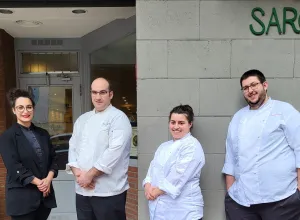 Salvador Trabalón, Aroa Núñez, Josep Salvador y Carla Casanovas