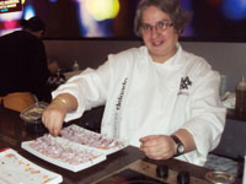 Carmen Delgado, propietaria de un restaurante especializado en comida peruana en Madrid
