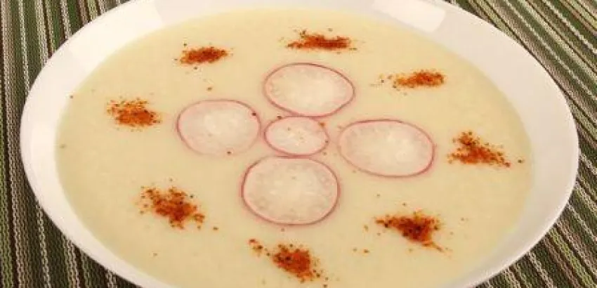Receta de sopa fría de jícama y pepino Receta de sopa fría de jícama y pepino