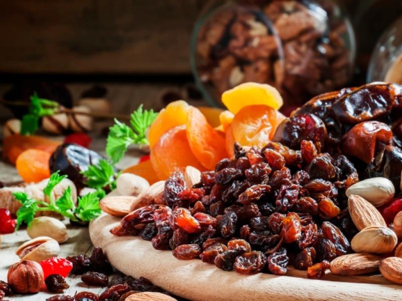 frutas deshidratadas