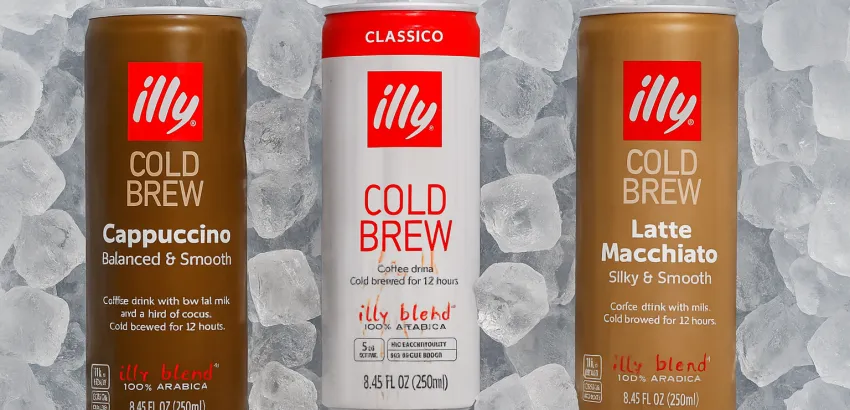 Illy Cold Brew latas de café frío illy