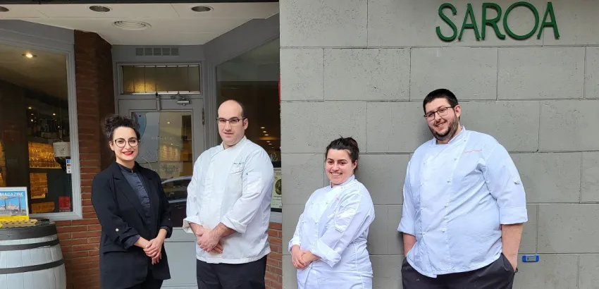Salvador Trabalón, Aroa Núñez, Josep Salvador y Carla Casanovas