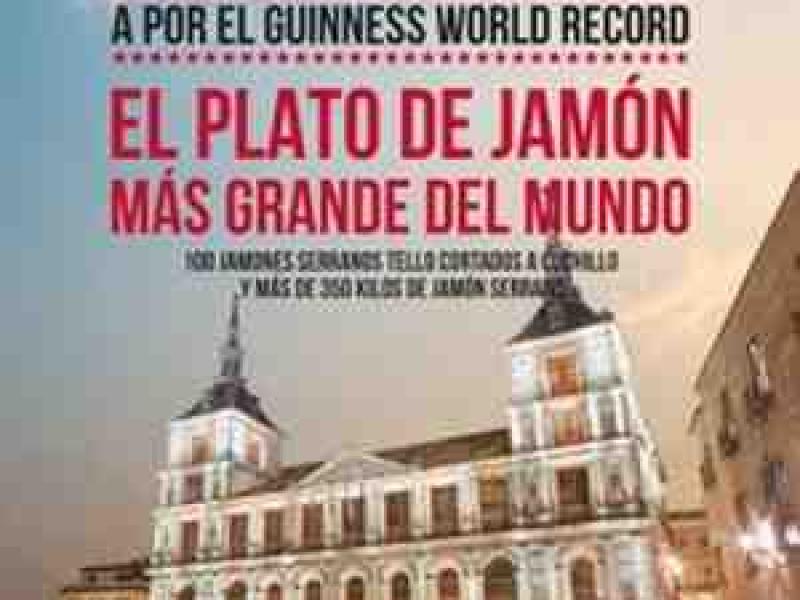 Cárnicas Tello por el Récord Guiness al plato de jamón cortado a mano más grande del mundo