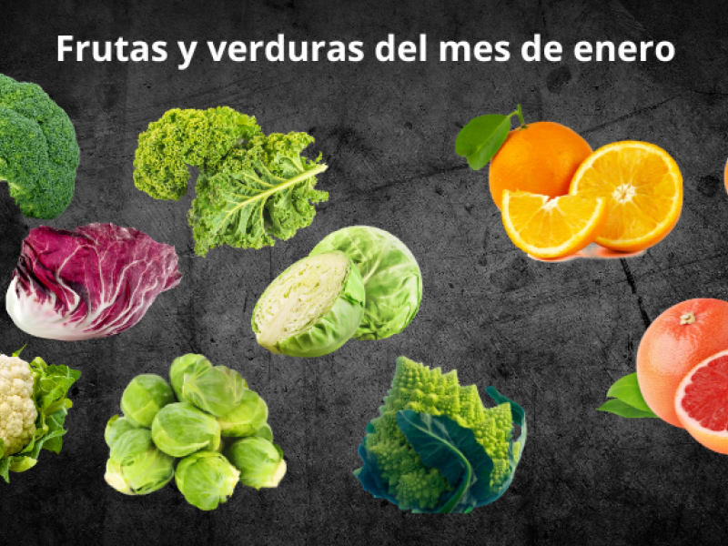 frutas y verduras del mes de enero