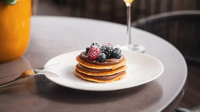 Plato de tortillas Hotel Breakfest en Barcelona