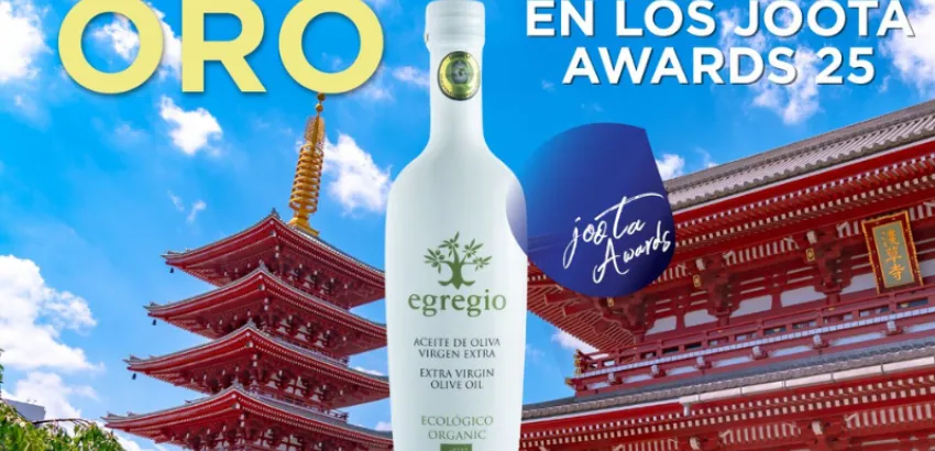 Egregio triunfa en los JOOTA Awards de Tokio: un AOVE ecológico que conquista Asia aceite egregio