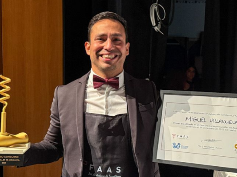 Miguel Villanueva: mejor Sumiller de Andalucía 2025
