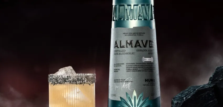 Almave Humo de Lewis Hamilton, mezcal sin alcohol Almave Humo de Lewis Hamilton, mezcal sin alcohol