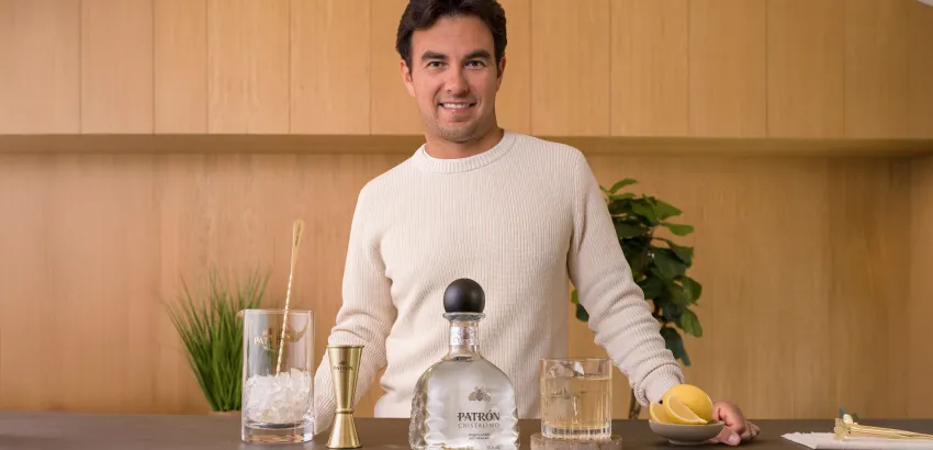 Checo Perez tequila Patrón