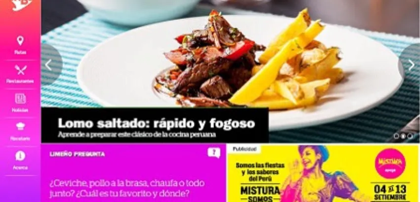 Apega busca convertir a Lima en capital gastronómica de América Latina al 2021 Apega busca convertir a Lima en capital gastronómica de América Latina al 2021