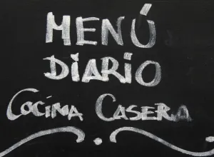 Menú del día