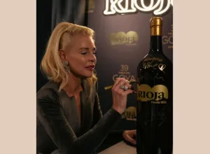 botella de rioja en los goya