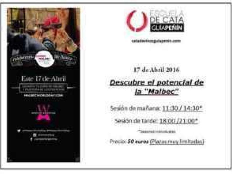La escuela de Cata Guía Peñín se suma a la celebración mundial del Malbec World Day