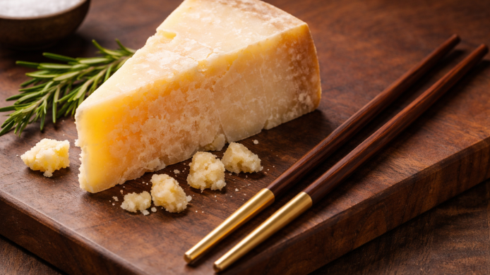 palillos chinos y queso, comida china