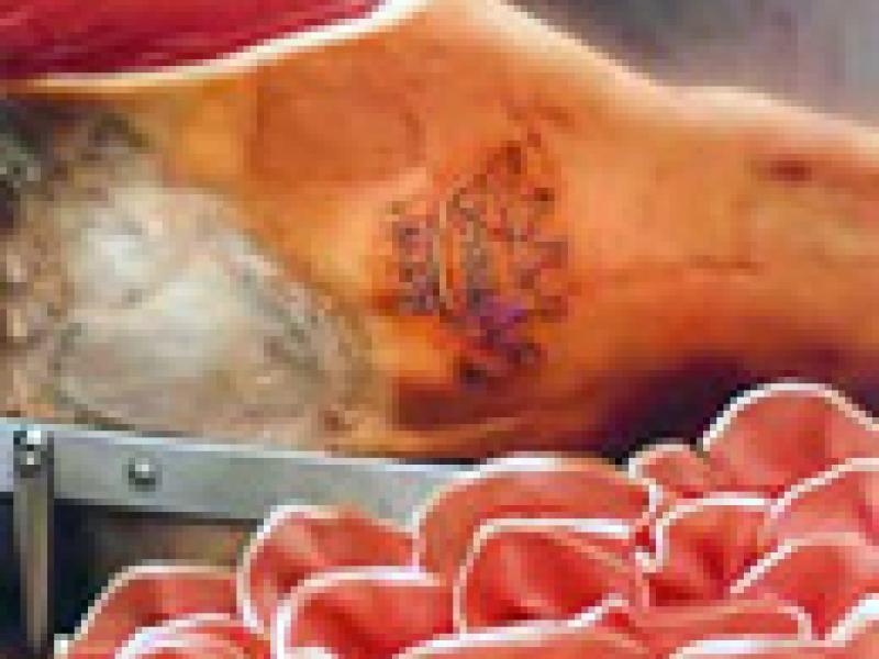Prosciutto, el nombre italiano del jamón