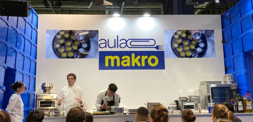 Manu Franco en el showcooking de HIP 2025