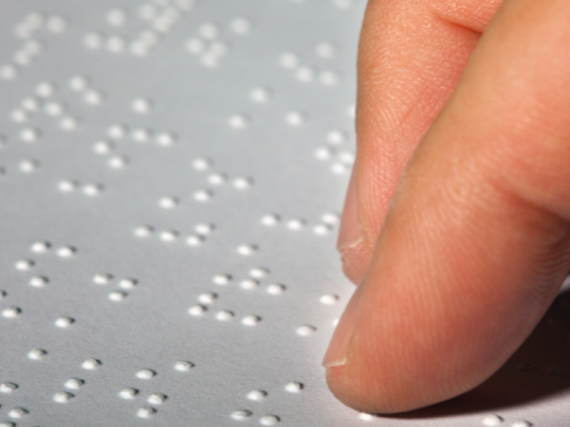 sistema braille en vino