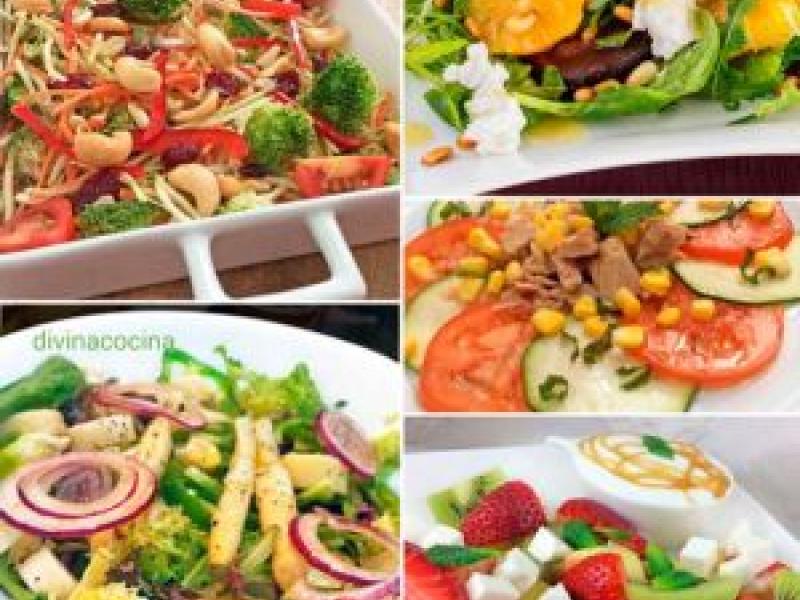 7 ensaladas bajas en calorías