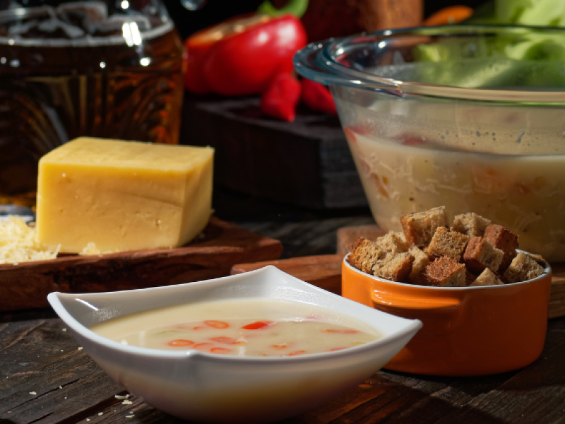 sopa de cerveza