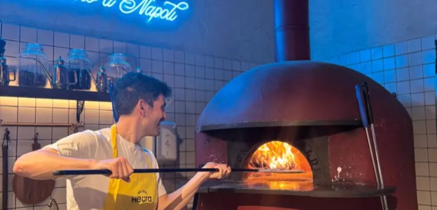 Pizza de Heura en Grosso Napoletano Lab