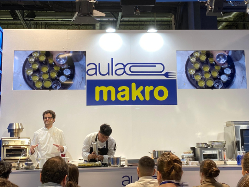 Manu Franco en el showcooking de HIP 2025