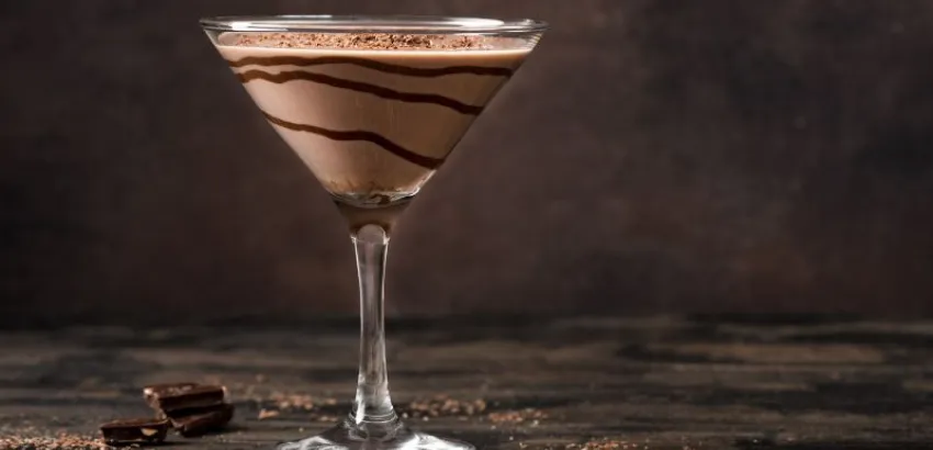 Cóctel con chocolate cocteles con chocolate