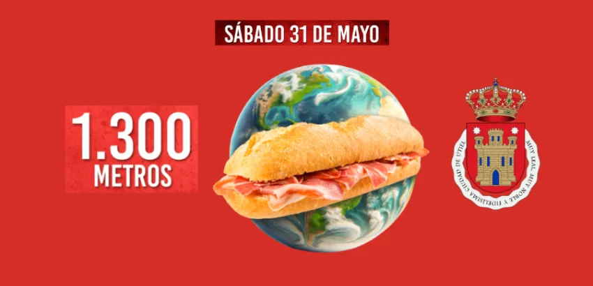 Utiel preparará el bocadillo de jamón más largo del mundo en solidaridad con los afectados de la DANA Utiel preparará el bocadillo de jamón más largo del mundo en solidaridad con los afectados de la DANA