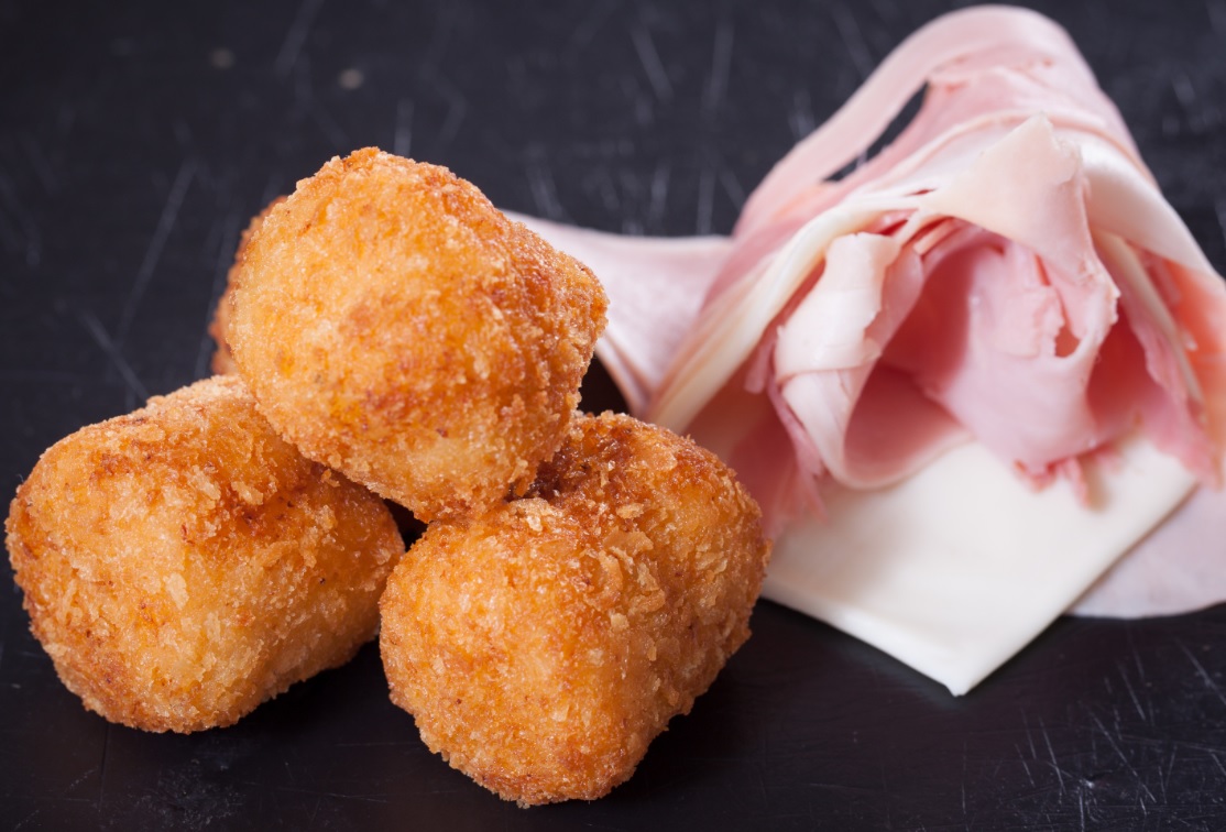 Croquetas de pollo y jamón