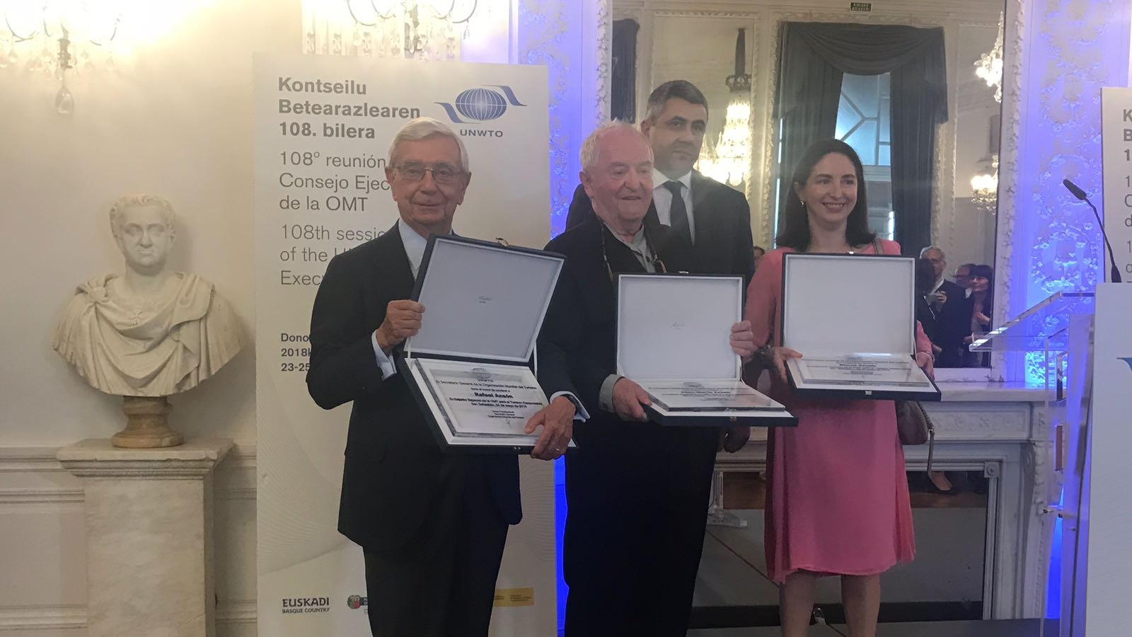 embajadores honoríficos de la OMT-Rafael-Anson-Juan-Mari-Arzak-Elena-Arzak