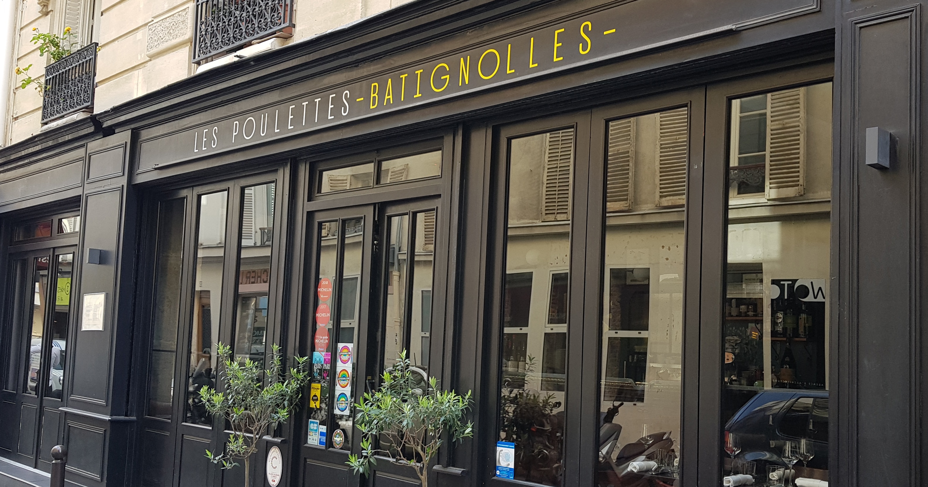 Les Poulettes Batignolles-fachada-del-restaurante