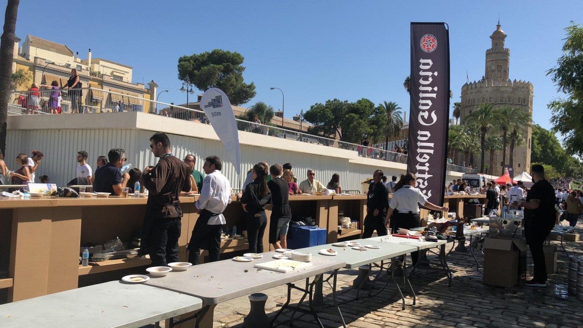 barra de tapas más larga del mundo-Record-Guinness-Sevilla