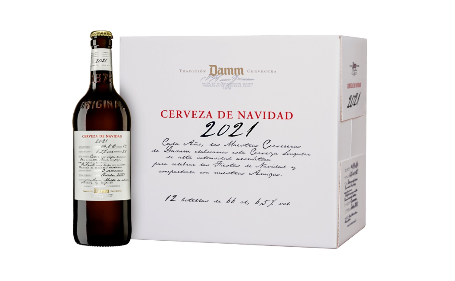 Cerveza de Navidad de Damm-2021